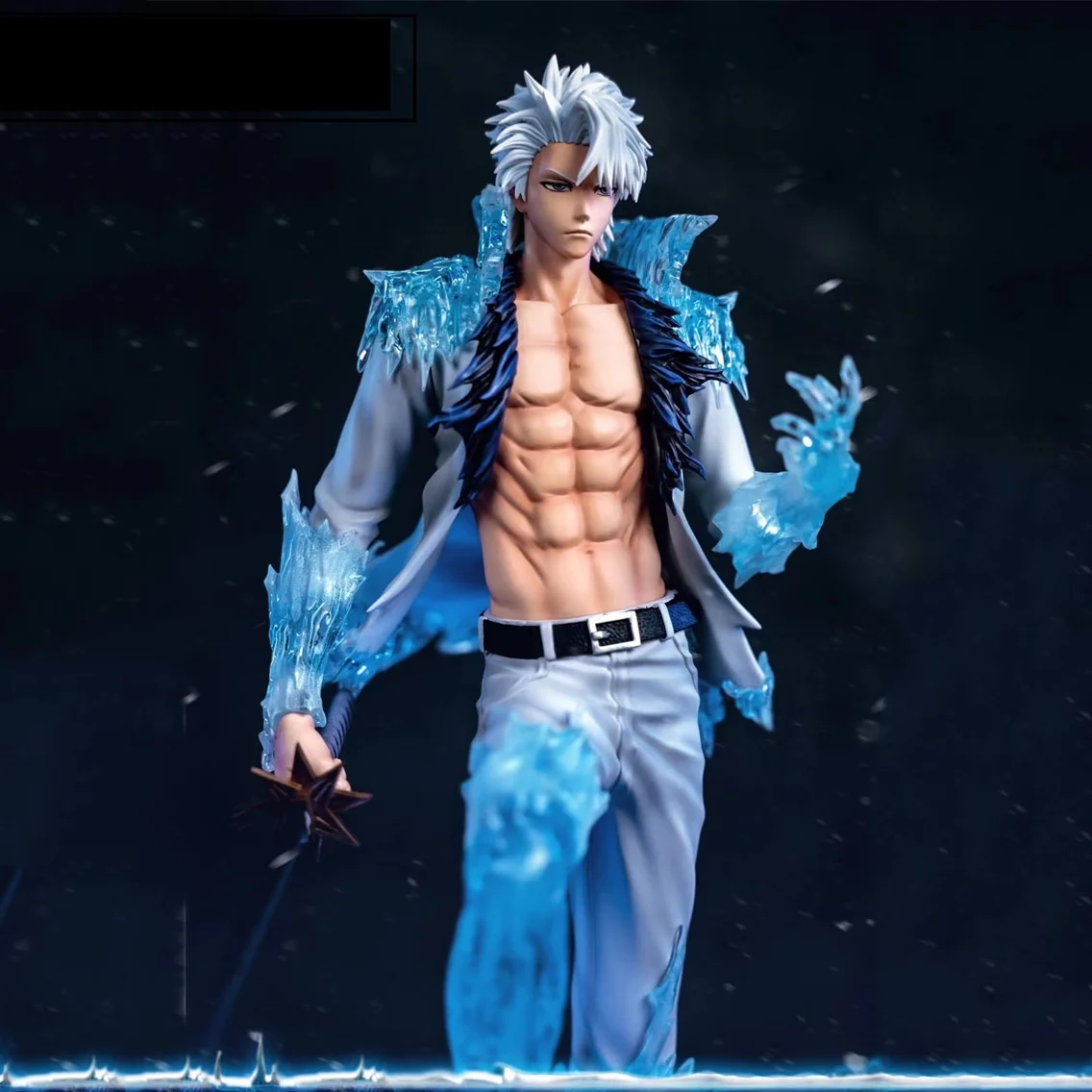 Personaje de Anime funciones lejía Hitsugaya Toushirou Gk figura de Anime Hitsugaya Toushirou figuras de acción de Pvc colección de estatuas Gk Mod