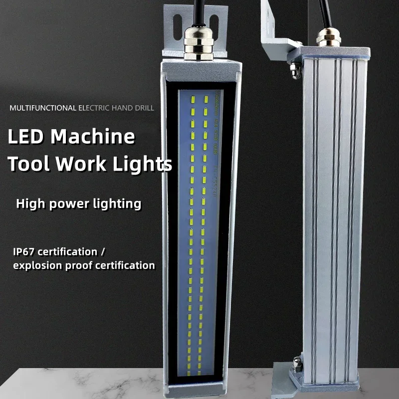 10-35 واط LED آلة أداة ضوء العمل مقاوم للماء واقية من الانفجار النفط واقية مصباح لآلات ورشة عمل الرغوة الصناعية باستخدام الحاسب الآلي