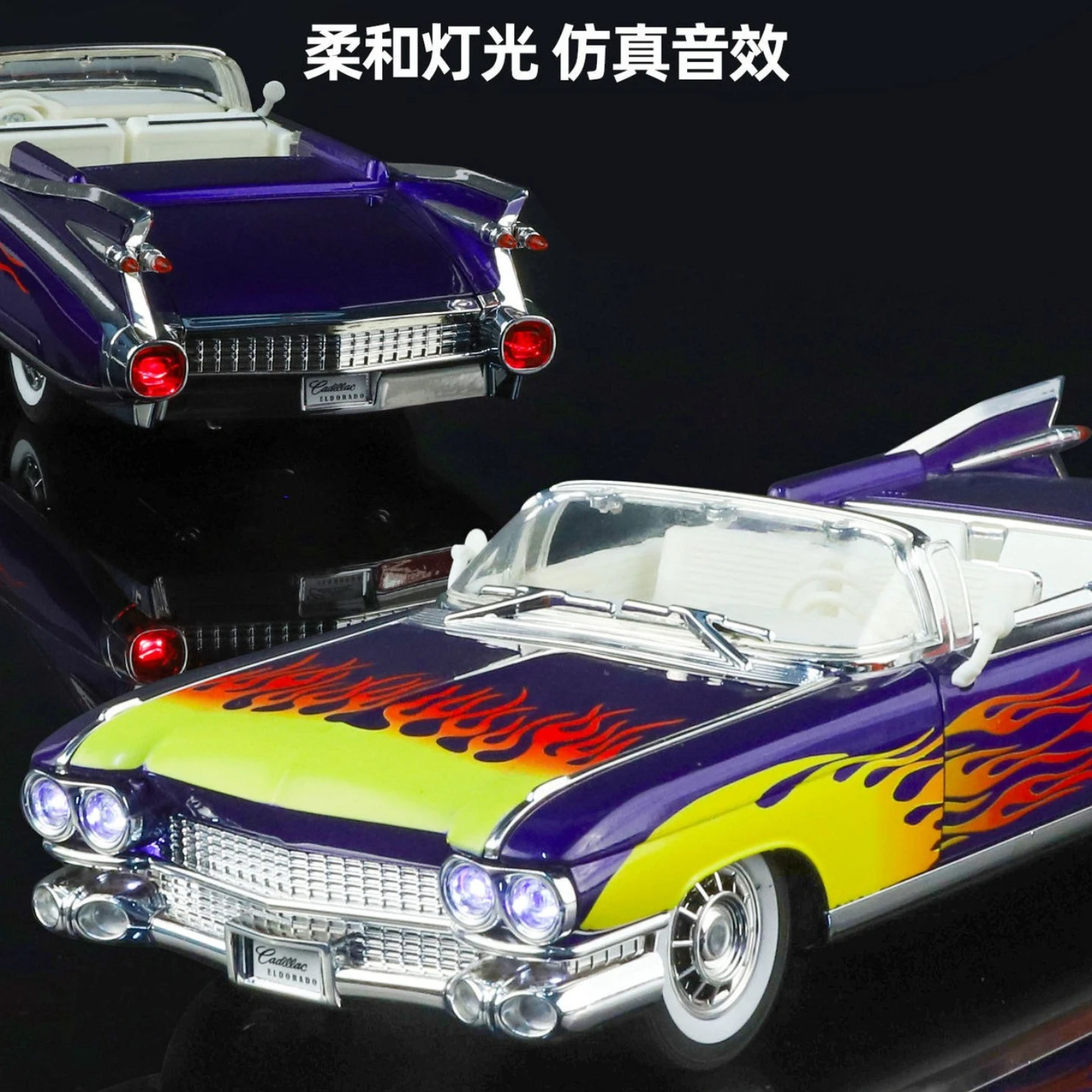 

1:24 Ретро роскошная трансформируемая модель спортивного автомобиля из сплава, изысканные настольные украшения, лучшая коллекция для любителей моделей автомобилей