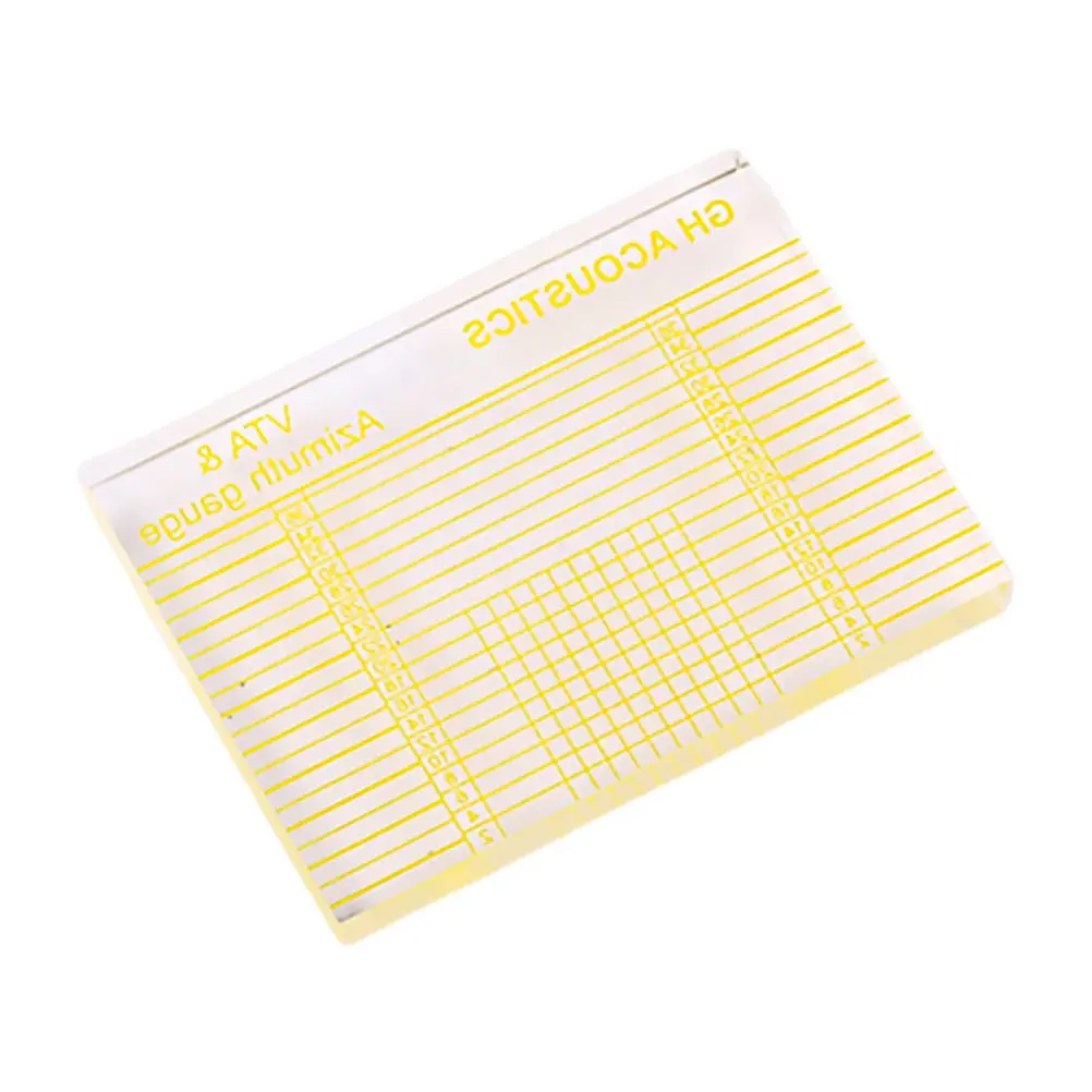 

Gramophone Cubic Ruler Azimuth Gauge Alignment Record Player Vinyl Measurement Tool Durable