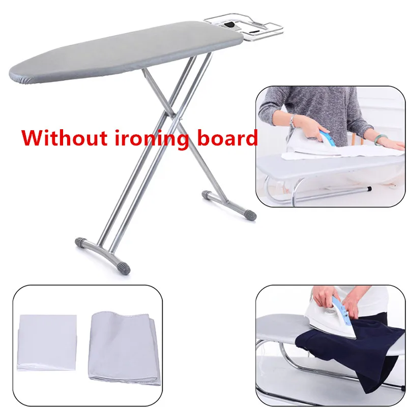 New Home Universal Silver Coated Padded Ironing Board Cover Heavy Heat Reflective Scorch Resistant 120*37cm/130*50cm