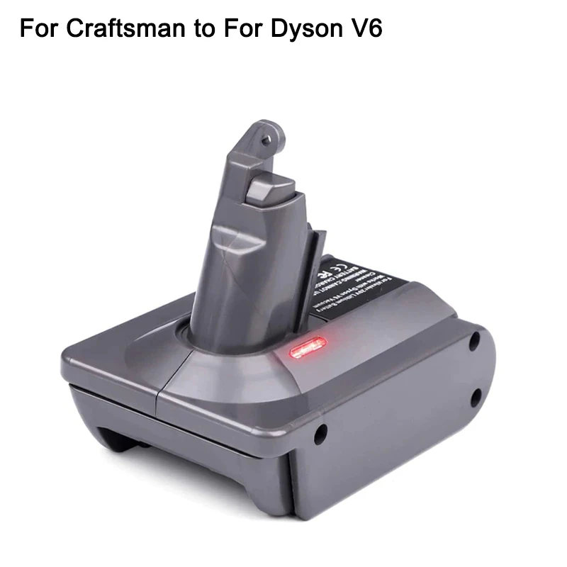 Für Handwerker v20 20V Batterie konvertieren für Dyson v6 v7 v8 Tier Staubsauger Batterie Konverter Adapter cmcb202 cmcb204