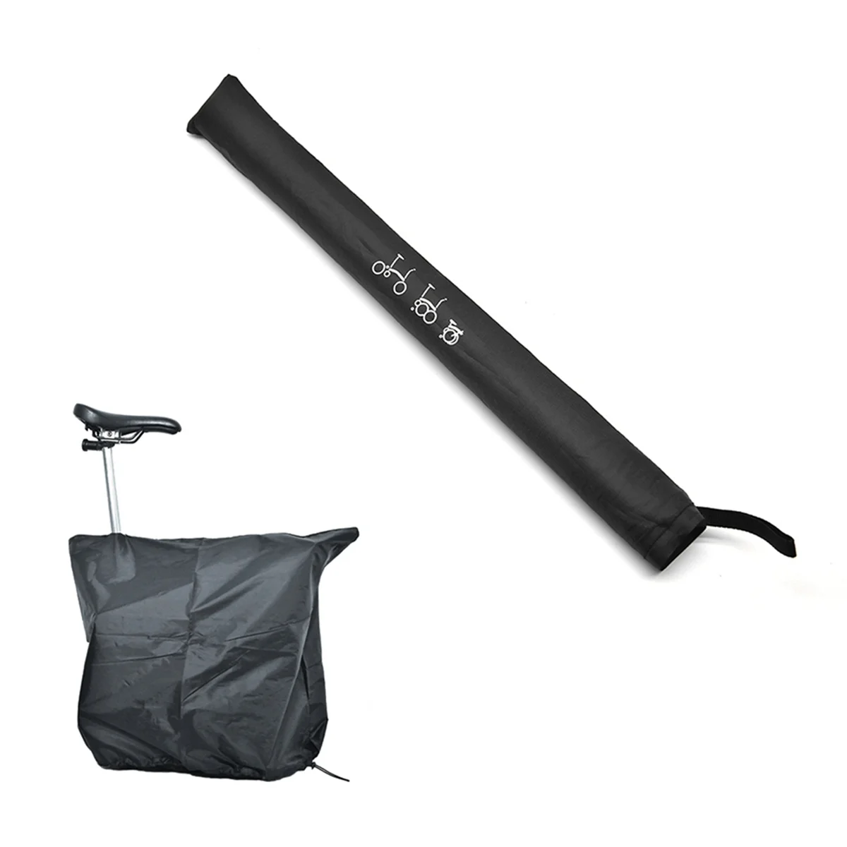 A72Z Folding Bike Ultralight Dust Cover Ultra Thin Bike Frame Hidden Dust Cover for Folding Bike Dust Cover