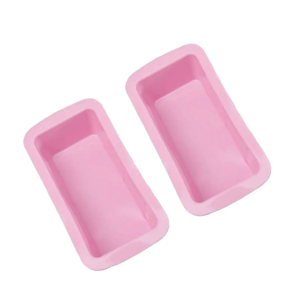 2 Moldes de Silicona Premium para Pastel, Rectangulares, para Pan, Repostería, Postres Caseros, Chocolate, Gelatina, Panecillos y Sándwiches