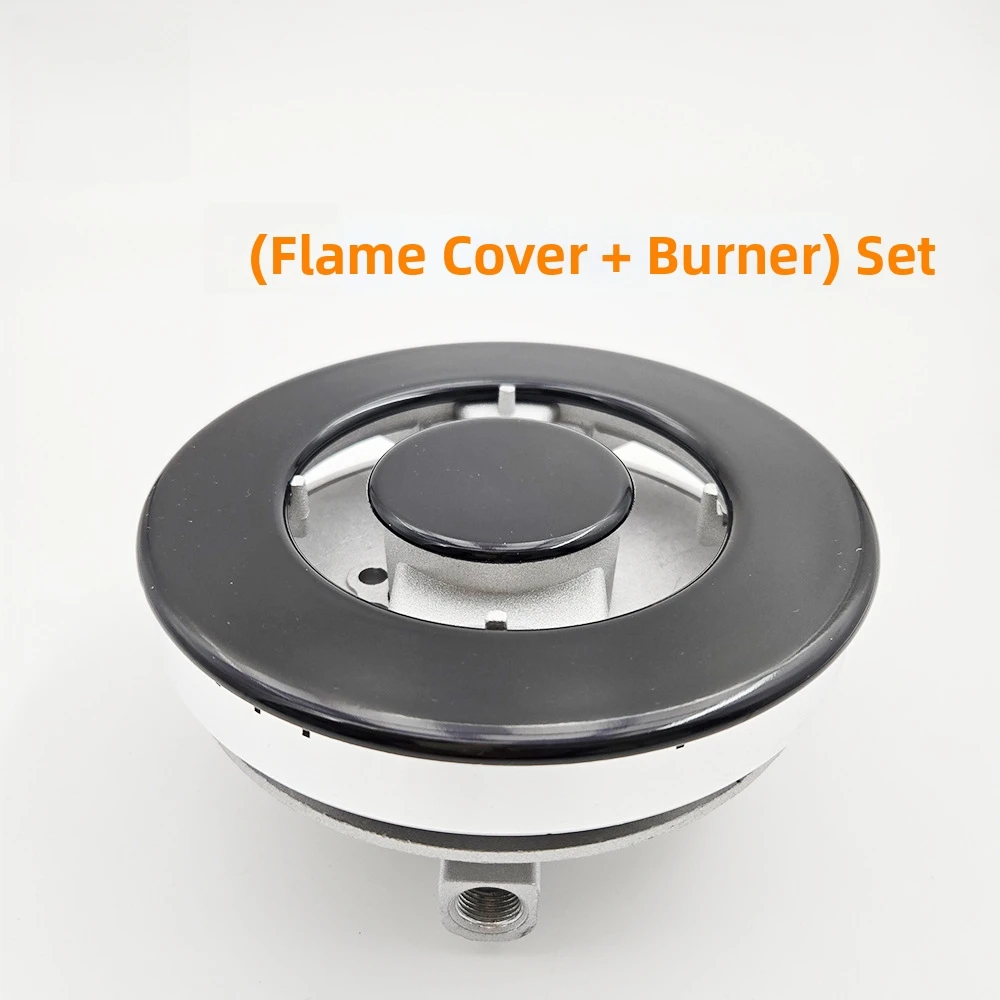 1 Set Gas Stove Burner Parts Kit Flame Distributor Fire Cover Base Cup For Round Cooker Heating Accessories Replacement