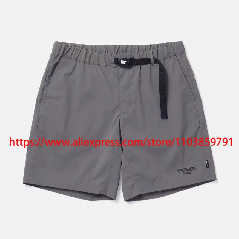 여름 태양 보호 빠른 건조 NBHD 캐주얼 반바지 통기성 메쉬 가방 맞춤형 버클 남자 로고 NBHD 바지