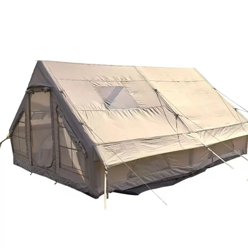 

Four-Season Easy Setup Inflatable Tent Single Layer One Two Bedrooms 3-4 Person 420D Oxford Fabric 8m² 3000mm Waterproof