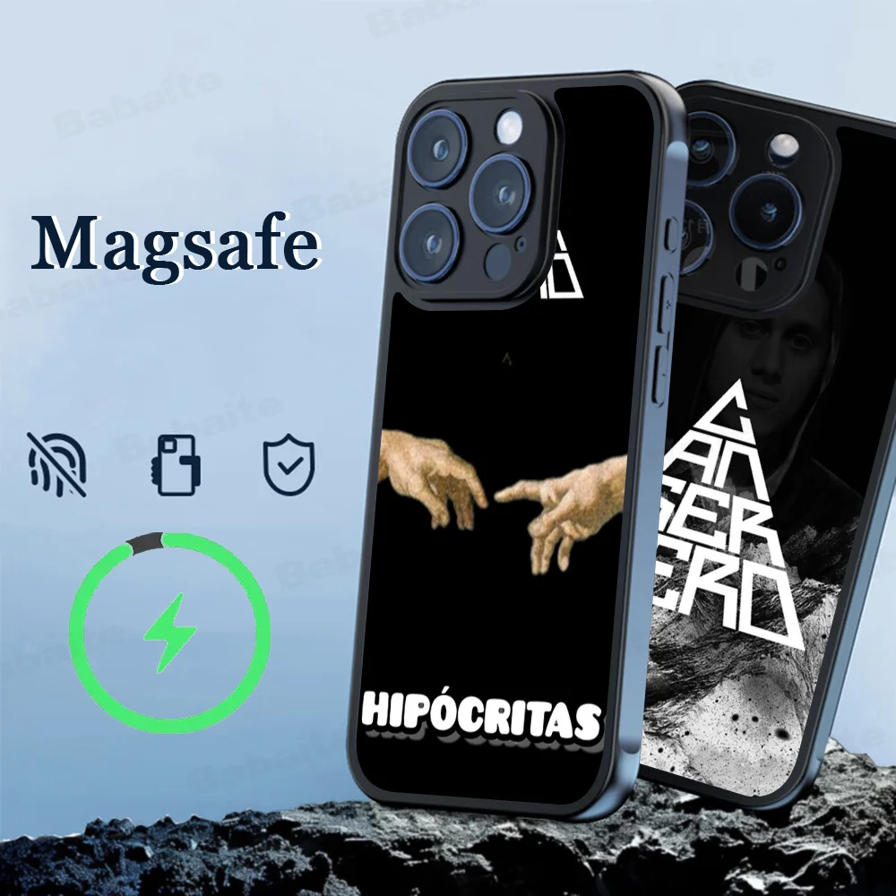 R-Residente C-Canserbero Phone Case Magesafe Magnetic Wireless Charge Case For IPhone 16 11 12 13 14 15 Pro Max Plus Mini