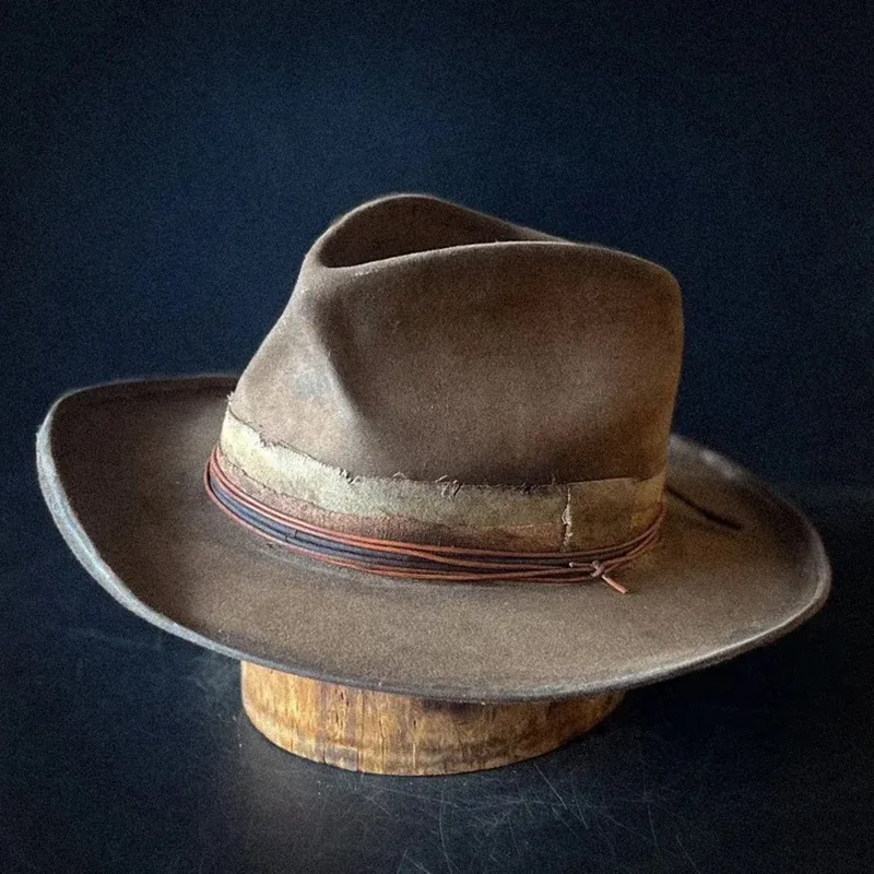 Jazz Hat Autumn and Winter European and American Style Pure Wool Hat Sheep Felt Hat