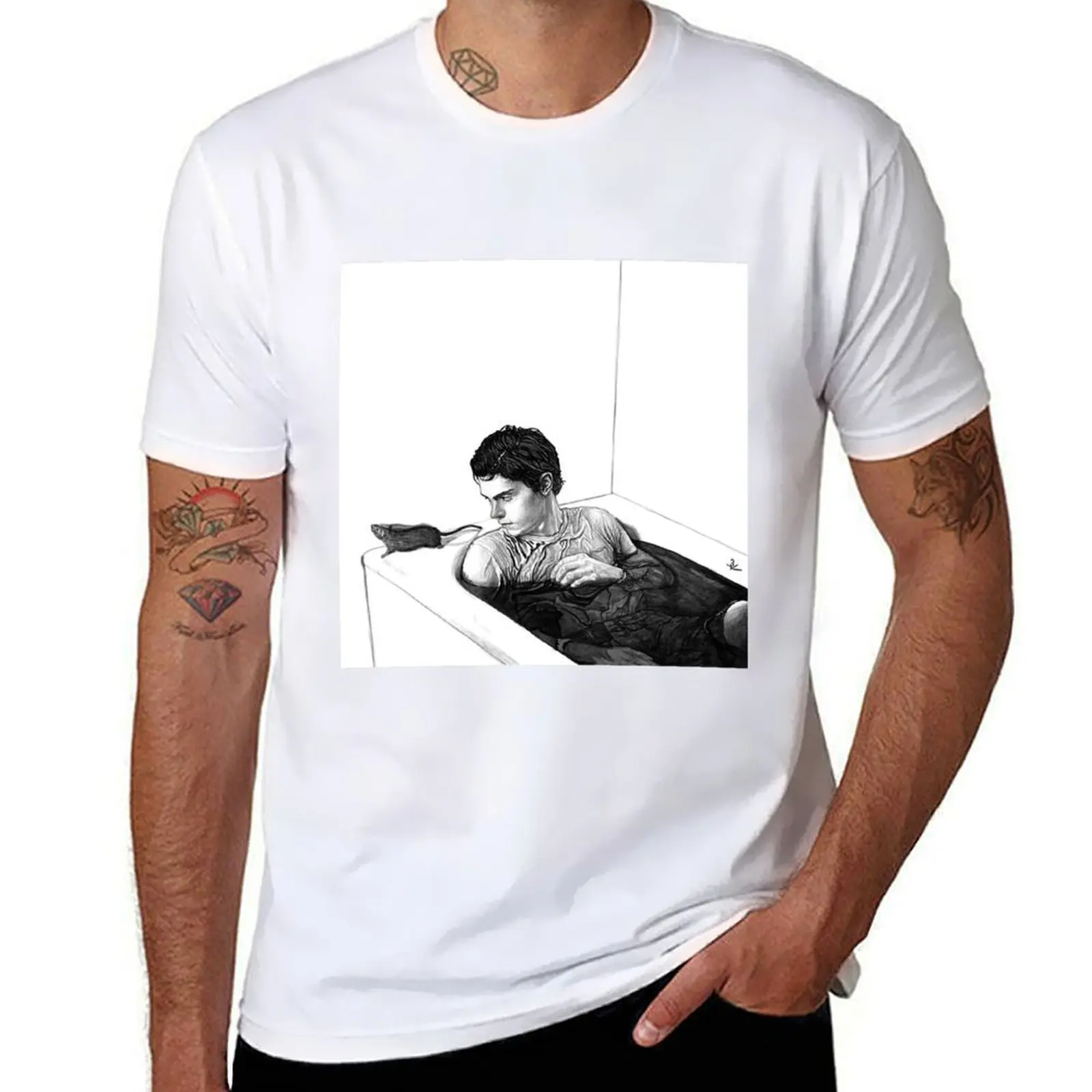 

EVAN PETERS T-Shirt funny t shirts dark humor t shirt men 100% cotton luxury brand T-Shirt