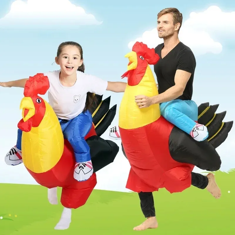 

Halloween Costume Props Walking Big Red Cock Inflatable Cosplay Costume Adult Party Costume Funny Suit Anime Fancy Dress