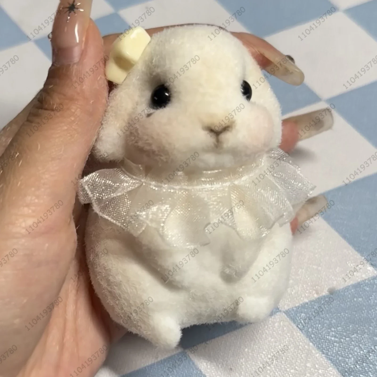 Rabbit Bunny Taba Squishy Cute Fuzzy Lop Rabbit Bunny Mochi Toy Silicone Squeeze Toy Hand Relax Stress Release Toy Gift