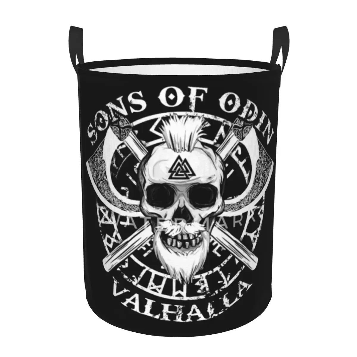 Sons Of Odin Valhalla Chapter Laundry Hamper Large Storage Basket Girls Boys Toy Organizer