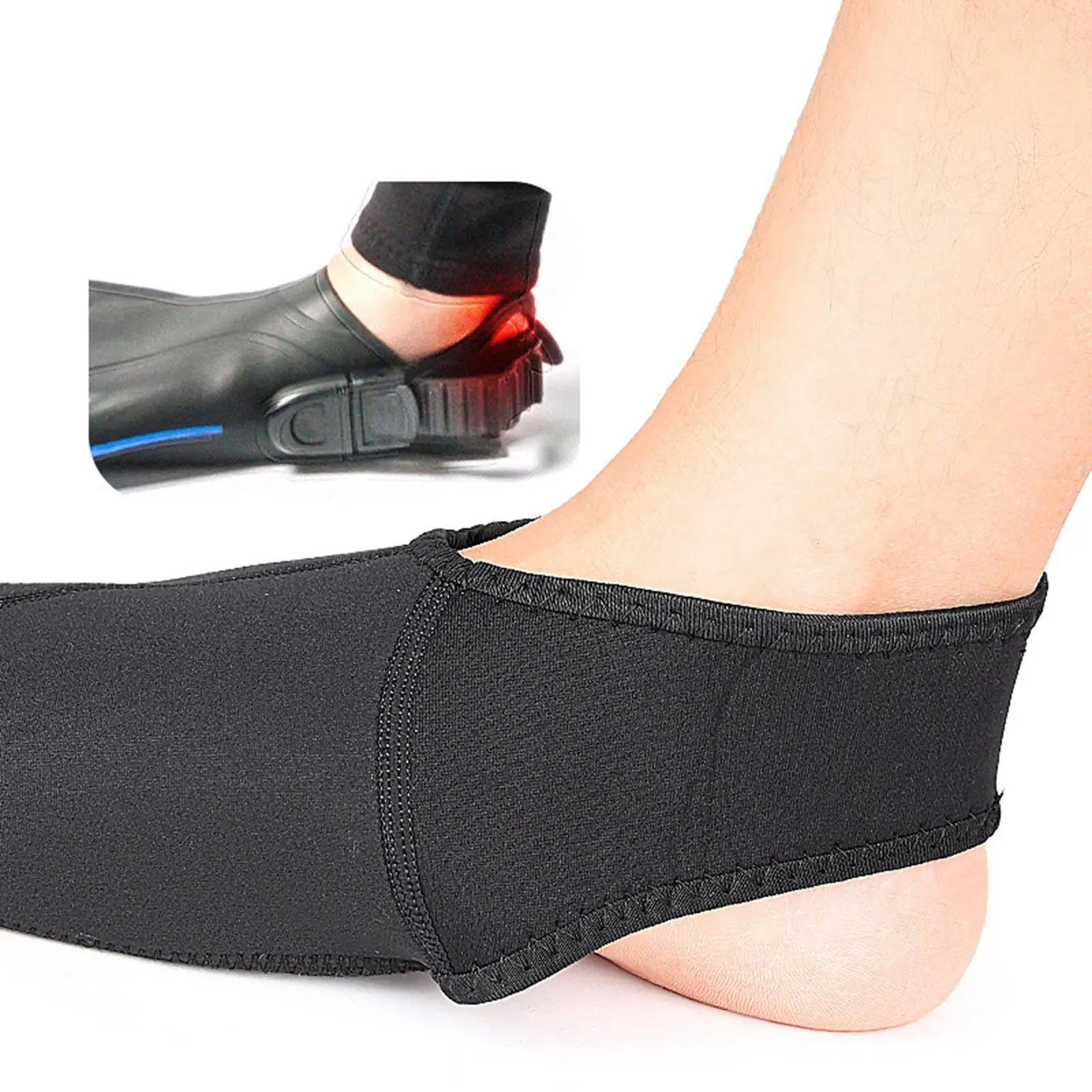 

1 Pair Low Cut Fin Socks Durability, Water Sport Socks, Prevent Blisters, Practical, Premium, Heel Protection Anti Slip Comfort