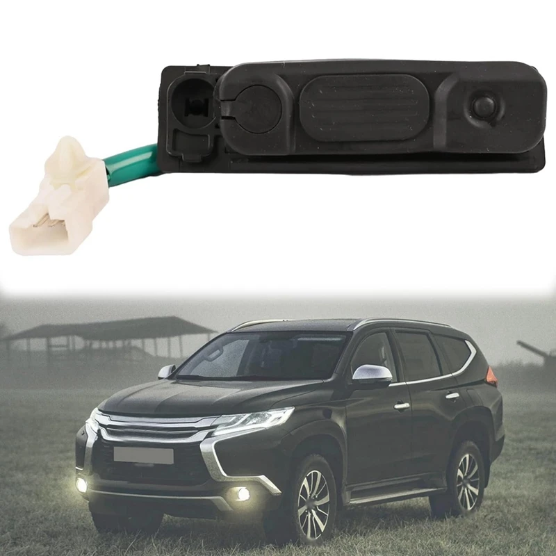 Manija de liberación de bloqueo de tapa de maletero trasero de coche, botón de interruptor de puerta trasera 5810A090 para Mitsubishi Outlander Sport ASX RVR 2011-2020, piezas