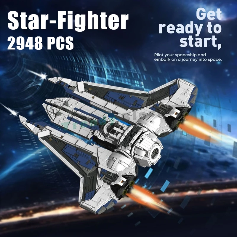 

2948PCS Star Space-Fighter Building Blocks,Science Fiction Technology Collect Ornament Toys DIY Bricks Education Birthday Gifts
