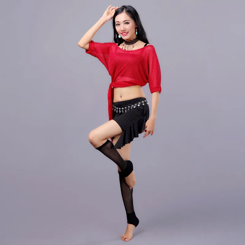 Nuevo traje de práctica de danza del vientre Sle Original, traje de baile de Colion de Color, disfraz de actuación, Top y falda para mujer