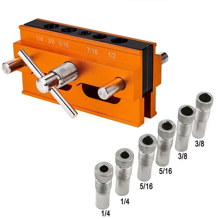 Straight Hole Punching Drilling Positioner Pinning Nail Hole Furniture Woodworking Decoration DIY Fixture Drill Cover Log