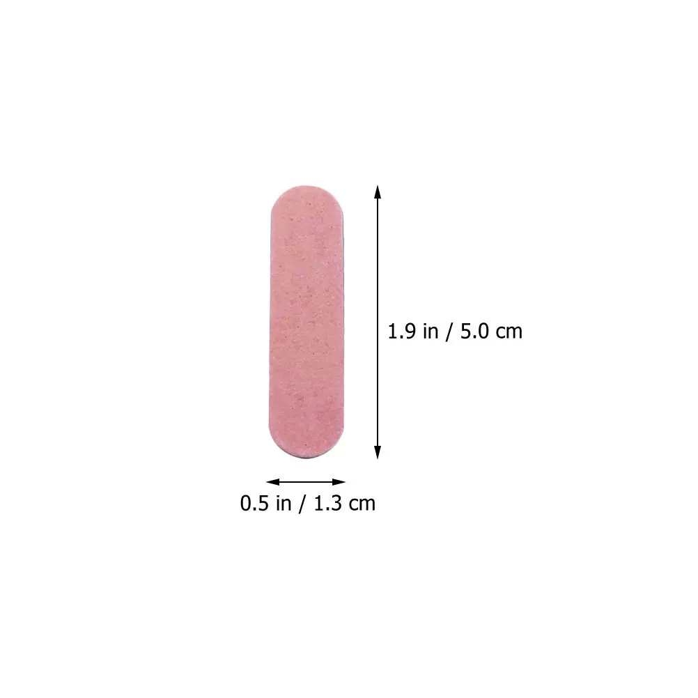 100Sets Simple Manicure Tool Set Fine Grit Nail Polishing Strips for Edge Smoothing and Shine Pedicure Polishing File