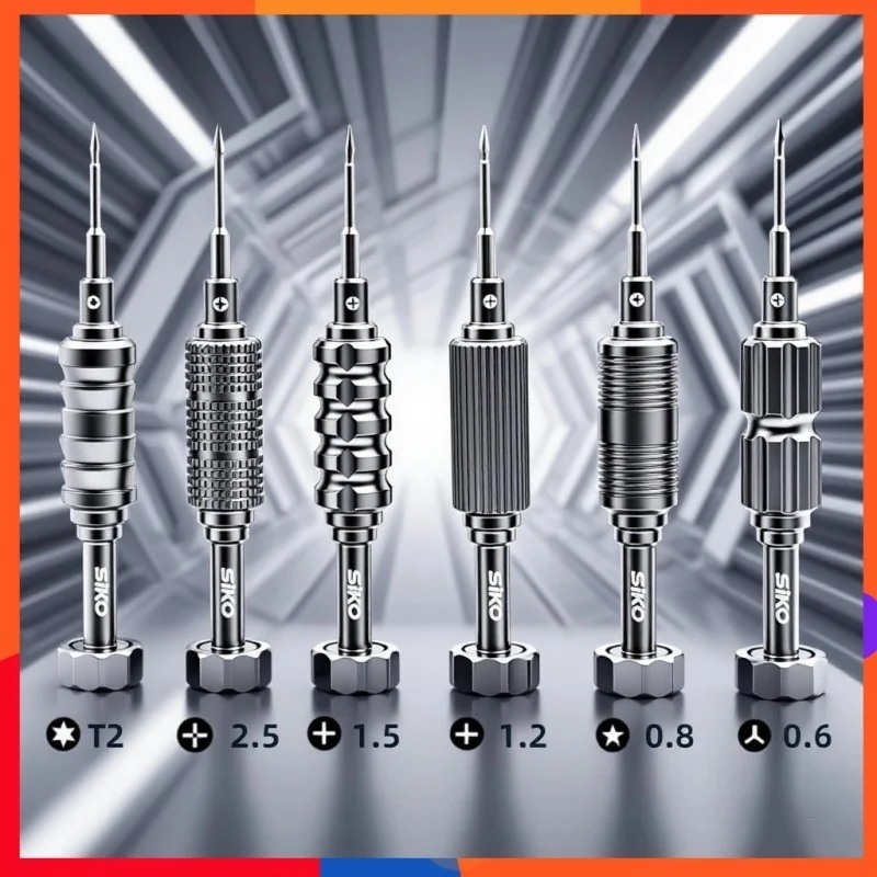 

Набор сверхтвердых прецизионных отверток с нескользящими текстурированными ручками супермагнитизма для обслуживания стекла и печатной платы часов ​