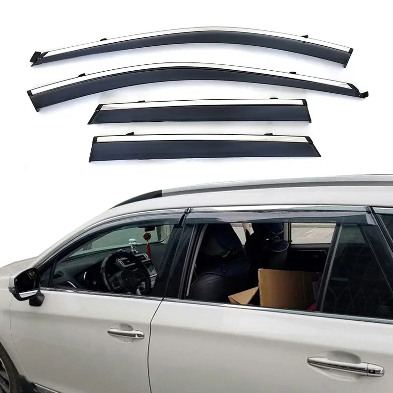 For Subaru Outback 2015-2019 Side Window Sun Rain Visor Vent Deflectors Weather Shield