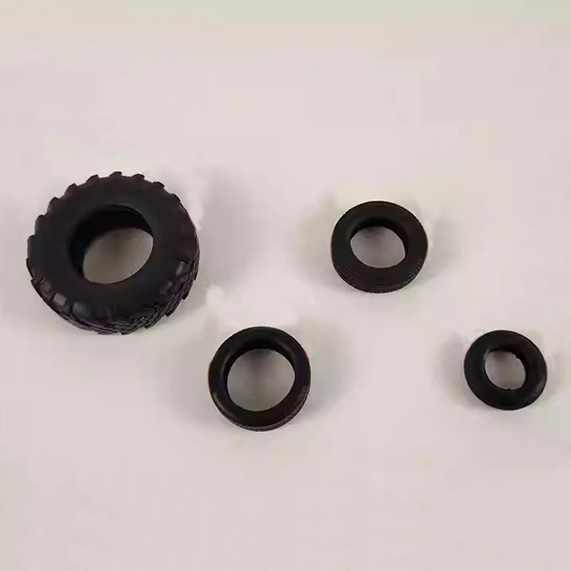 8 pçs diâmetro 26/33/34/57mm pneu de borracha para simulação navio barco anti-colisão fender decoração peças diy componentes de montagem de pneus