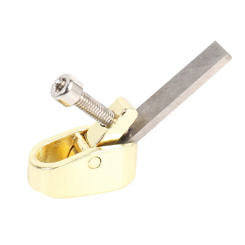 ABLB-15 Piece Woodworking Plane Cutter Set Curved Sole Metal Copper Luthier Tool Violin Viola Cello Wooden Instrument