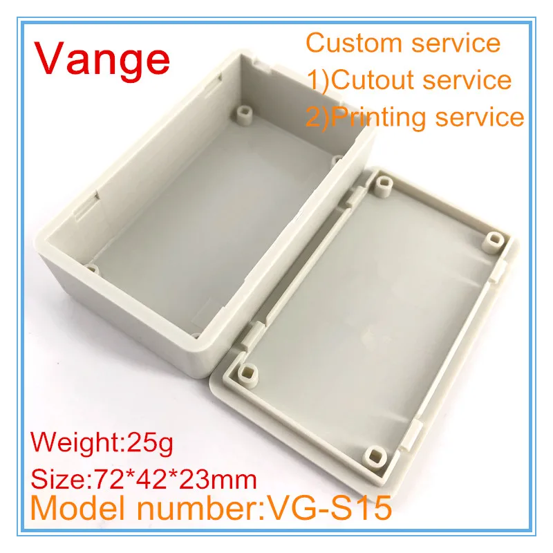 Vange electronics enclosure 72*42*23mm ABS plastic junction box diy case