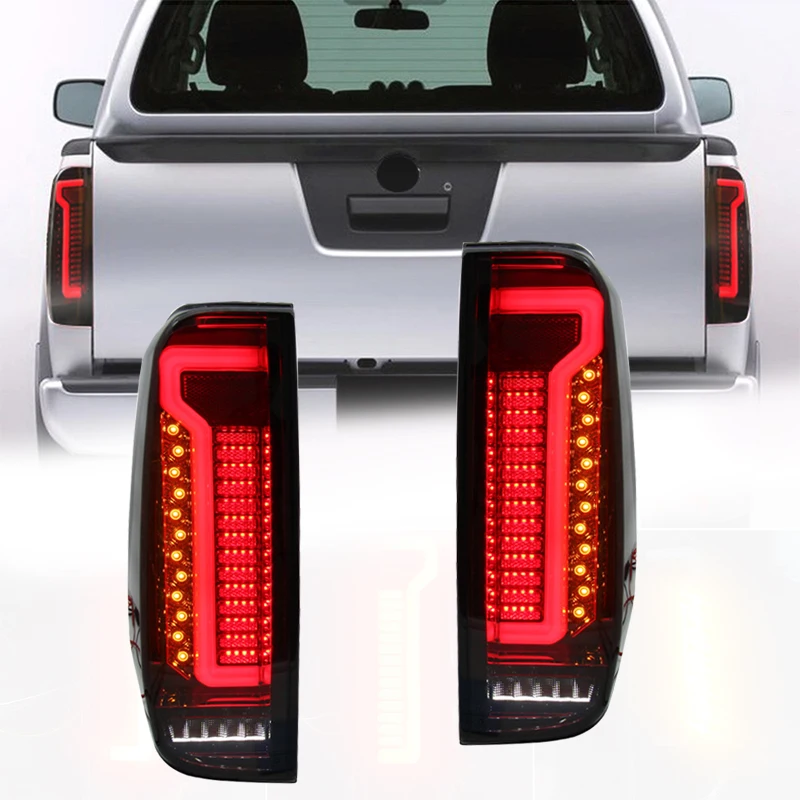 For Nissan Navara D40 LED tail light assembly 2004 - 2014 car brake light reverse light dynamic turn signal auto parts