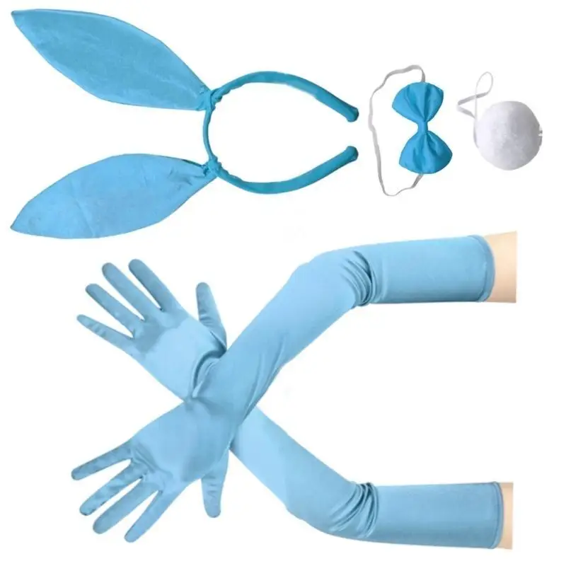 A52E – bandeau demoiselle d'honneur Sexy, ensemble nœud papillon queue, Costume jeu rôle, tenue d'halloween