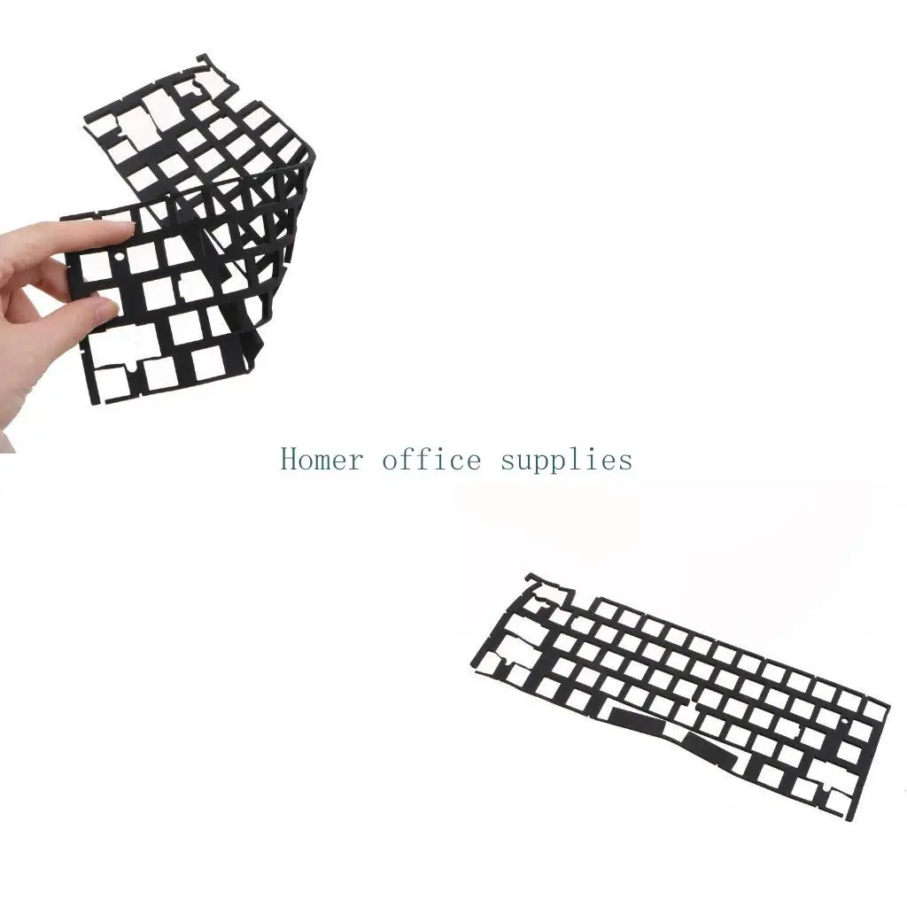 K43B 2 Pieces Switch Sound Dampeners Sheet Soft Pad Dimple Foam Sponge for  61-Layout Mechanical Keyboard 3.5mm Thickness