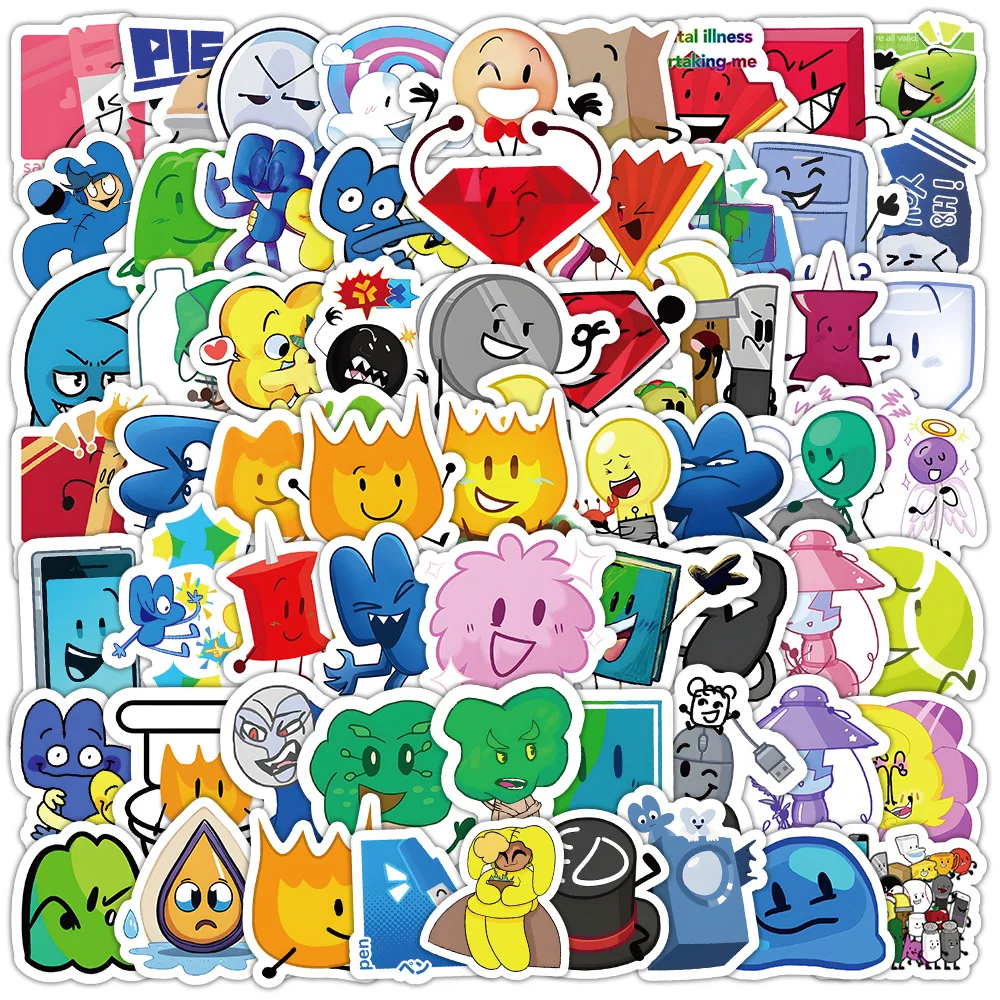 50/103pcs Anime Game Attle for Dream Island Stickers Decor Luggage Laptop Phone Guitar Refrigerator Diy Wall Reward Sticker Toy