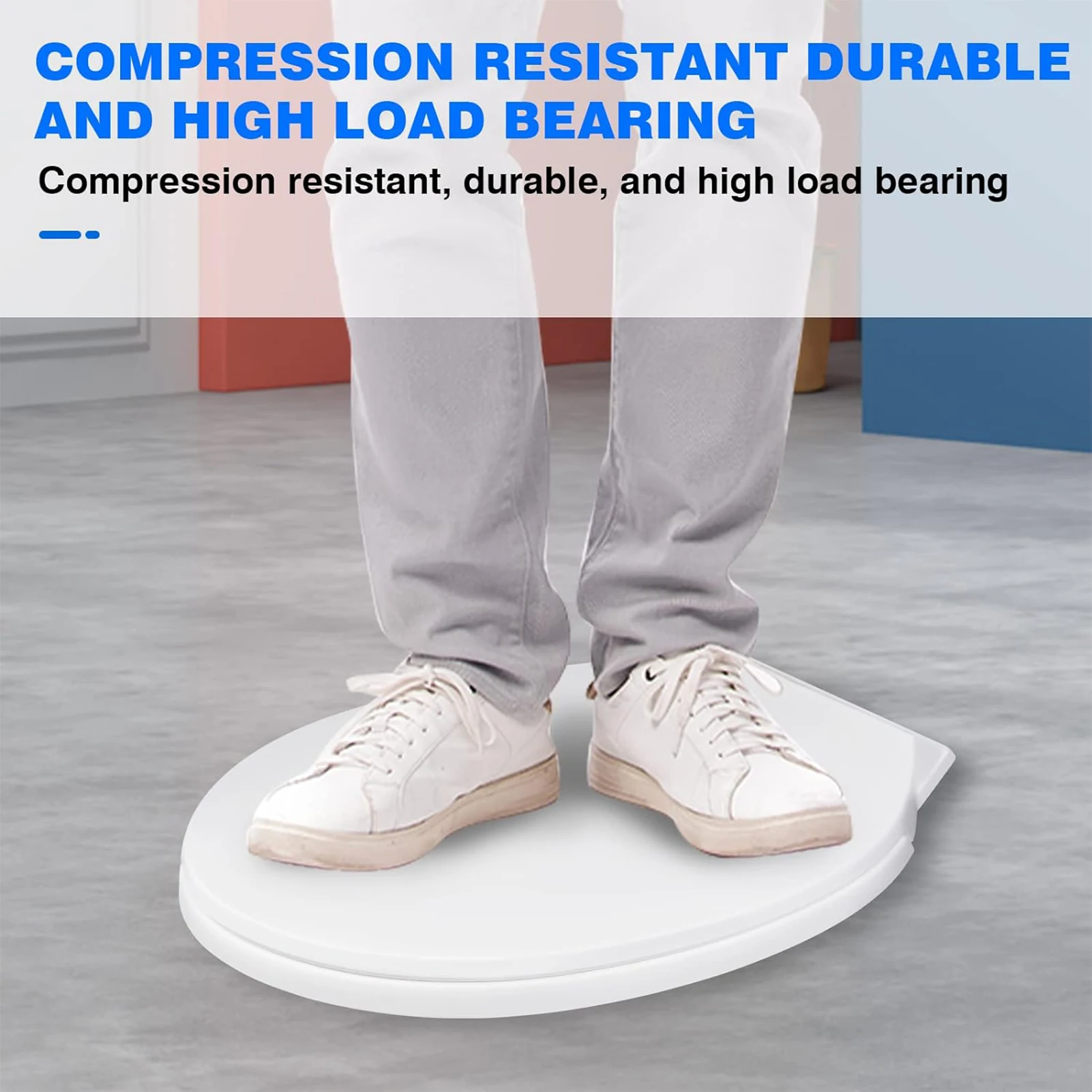Slow Close O-Shape Toilet Seat Quiet Lid Durable Anti-Bacterial Simple Top Fixing Removable Universal Bathroom Accessories