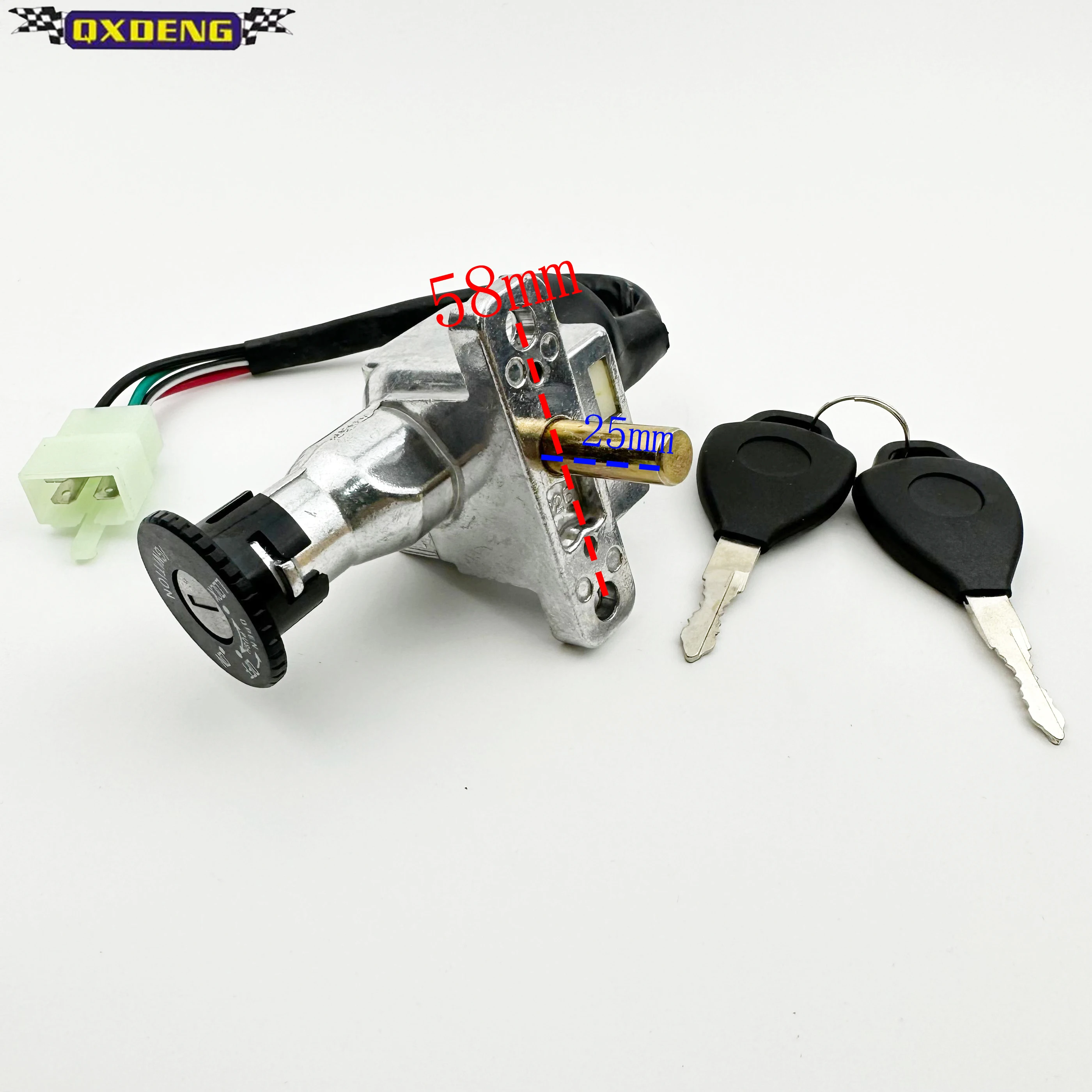 

Подходит для мотоциклов, электровелосипедов, электронных велосипедов, цвет черный, электрические замки, высокопроизводительный универсальный мини-замок с 2 ключами