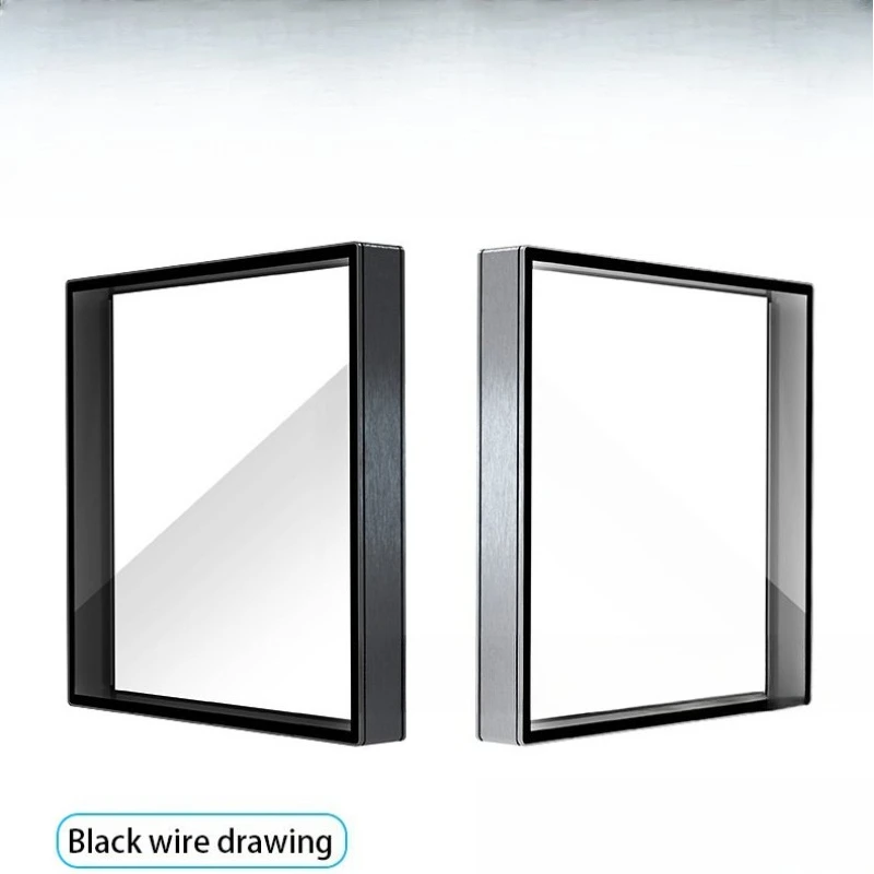 Naked eye 3d holographic fan screen metal square frame protective cover advertising machine accessories dust-proof