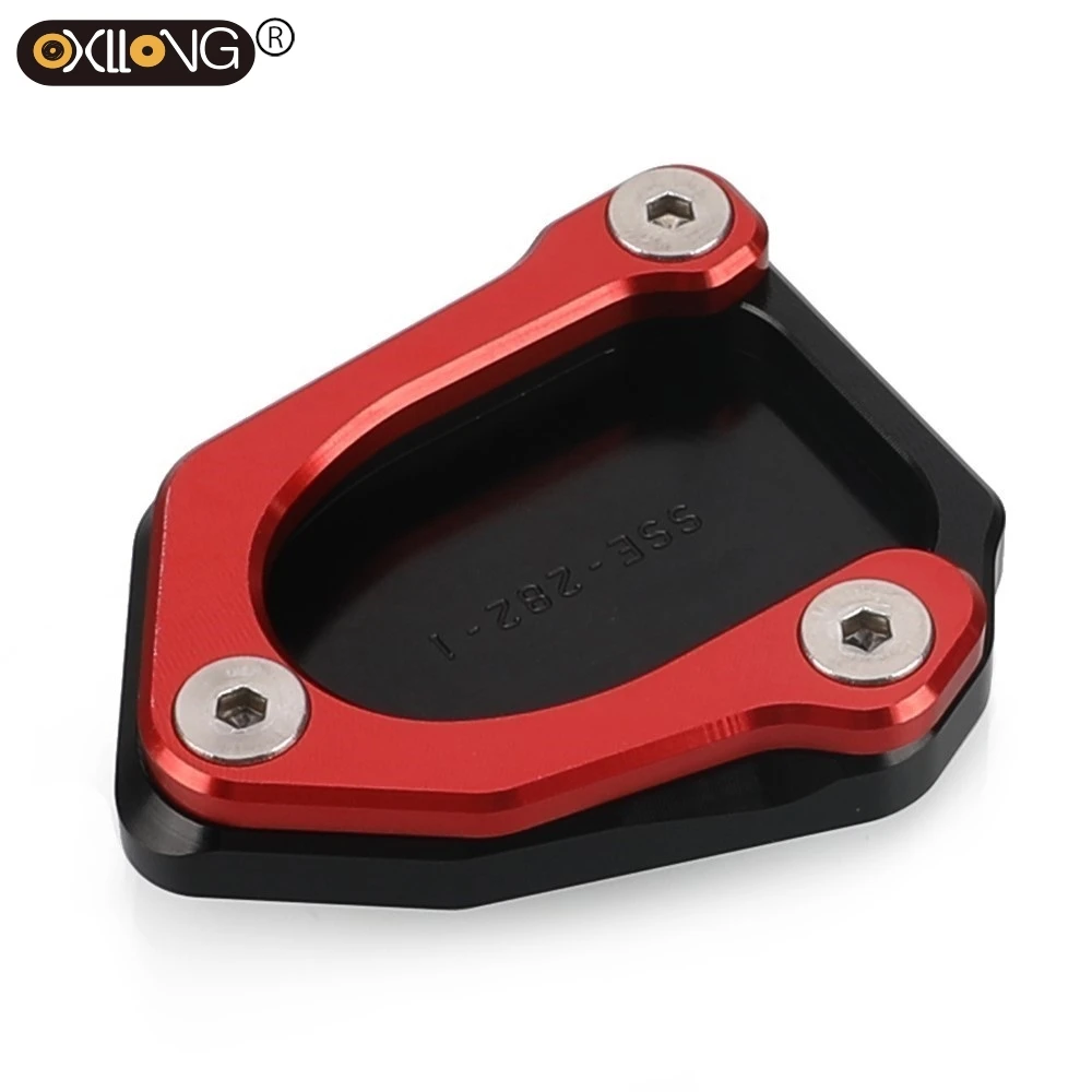 Motorcycle Kickstand Side Stand Enlarged Pad Tire Valve Caps For CFMOTO 675NK 675SS 675SR 675SR-R CF 675 NK SR-R 2024 2025 2026