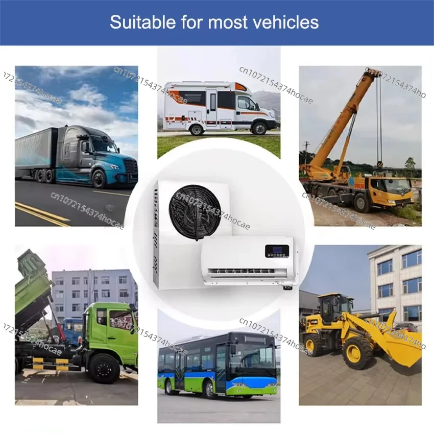 12V Vertical Split Parking Air Conditioner for RVs and Trucks