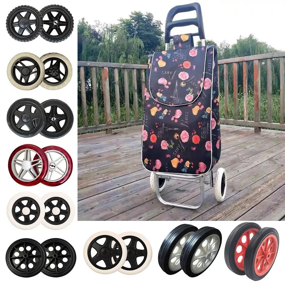 Durable Flexible Shopping Cart Wheels Replacement Wear-resistant Travelling Trolley Caster Anti Slip Wheelchair Caster Fashion