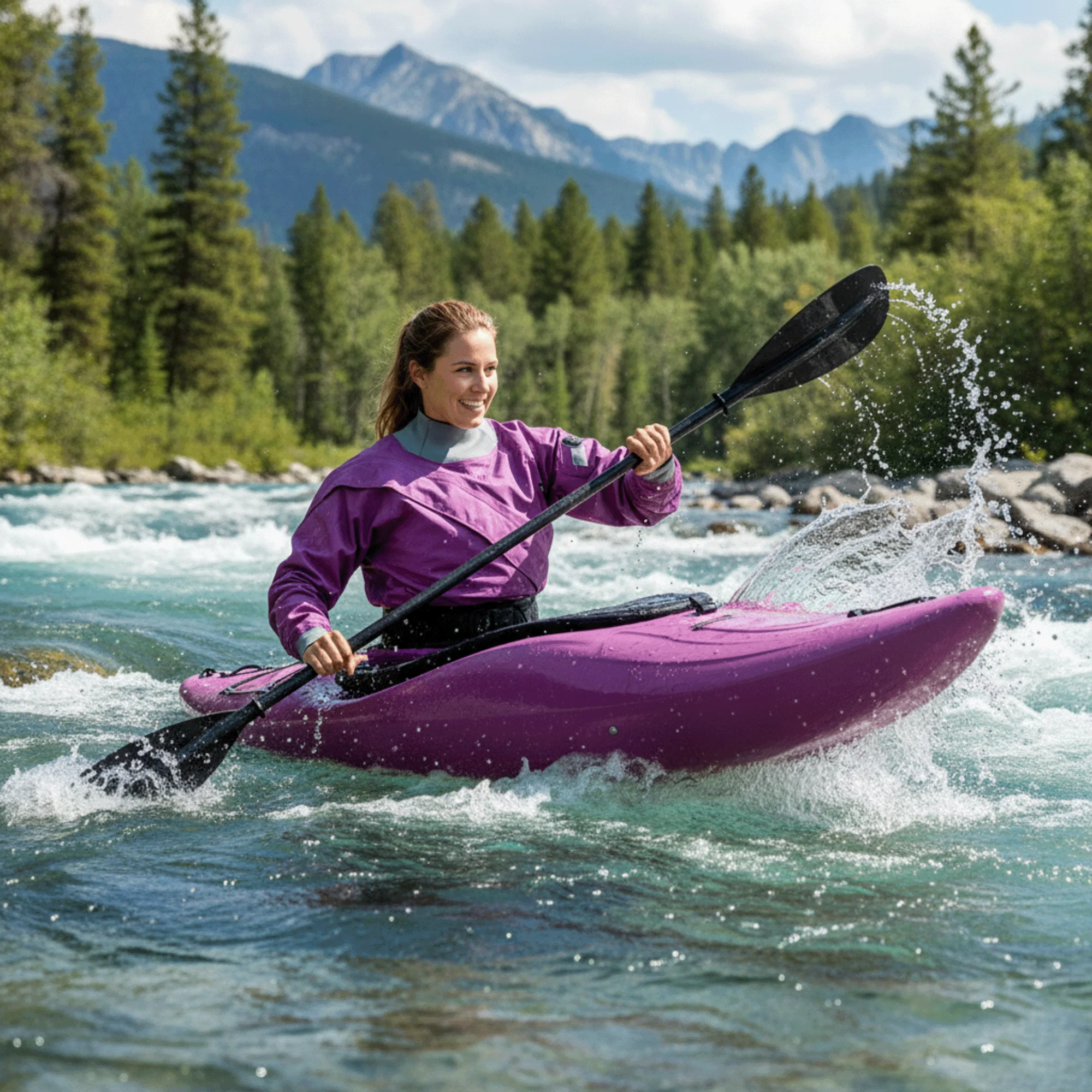 

Женский сухой гидрокостюм для каякинга, дышащий, водонепроницаемый, с латексными уплотнителями, 100% водонепроницаемость для активного отдыха на природе