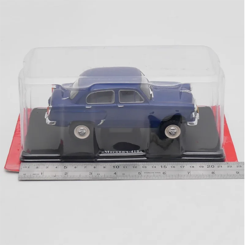 Diecast 1:24 Scale IXO Moskvich 410 Alloy Vehine Model Finished Simulation Collection Decoration Gift Toys Display 