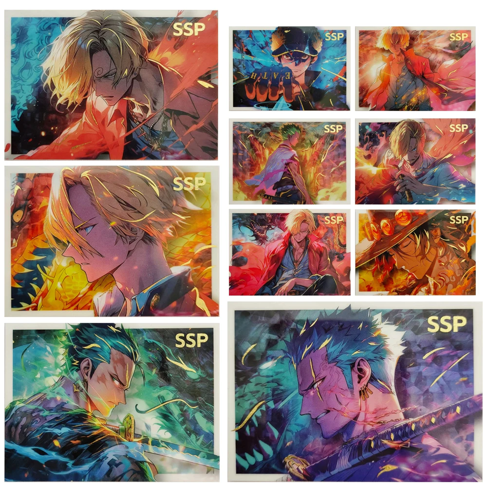 

ONE PIECE Anime SSP Trafalgar D. Water Law Roronoa Zoro Portgas D Ace series collection card Children's toys Board game card