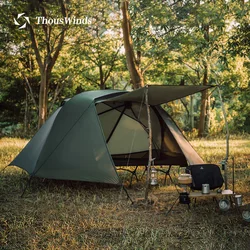 Thous Winds Taurus 1 People Camping Tent Ultralight Hiking Tent Backpack Outdoor Cot Tent 15D Nylon Ripstop Both Side Silicon