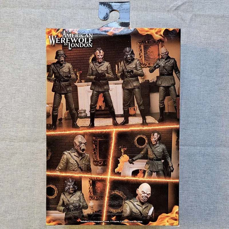 Un loup-garou américain à Londres modèle NECA 04950 cauchemar démons loup-garou soldat figurine d'action 7 pouces Figuras ornement Original