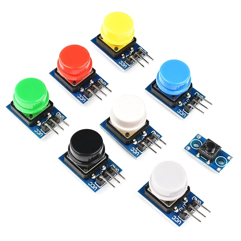 Snvi 1pcs/lot Large Button Module Key Module Touch Capped Button Module High Level Output For Arduino