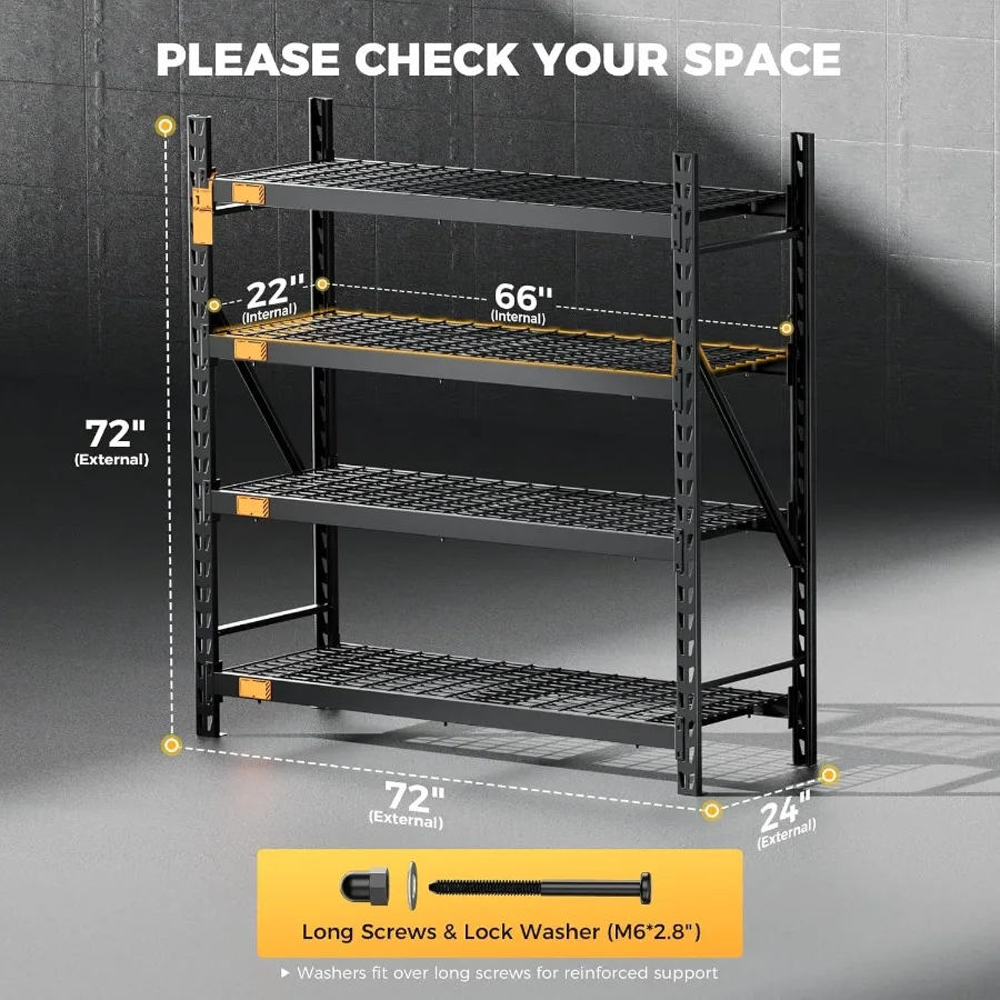 6000LBS Heavy Duty Storage Shelves
