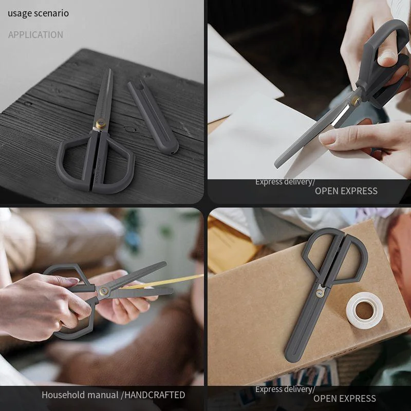 Jimmy Home forbici per la casa multifunzionale portatile ufficio in acciaio inox arte sarto forbici fatte a mano senza senso Genuine