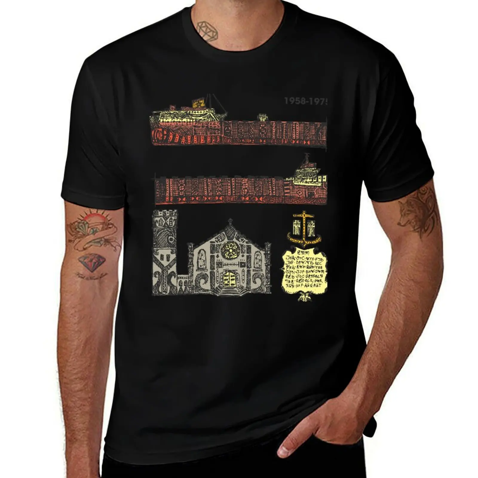 s.s. edmund fitzgerald (big fitz) T-Shirt Heavy Duty Casual Work Tee T-Shirt