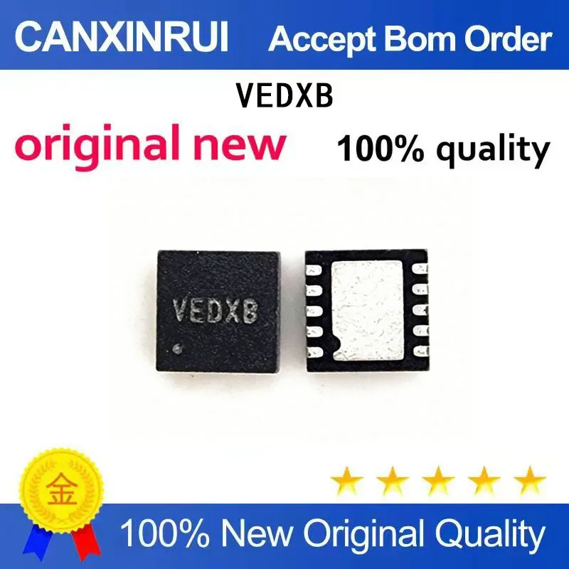 

(5-100 Pieces) Brand new original silk screened VED beginning VEDXB QFN spot chip IC