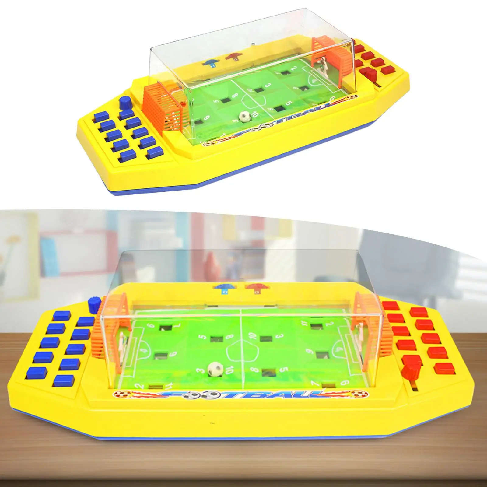 Soccer Tabletop Game Hand Eye Coordination Football Board Game Parties Family Game Kids Adults Two Players Entertainment