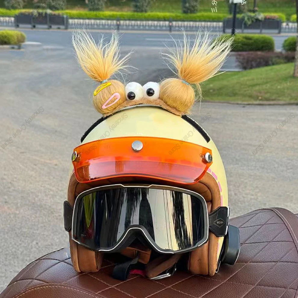 Cute Funny Helmet Decoration Ears For Girls Child Motorcycle Cycling Ski Helmet Funny Decor Accessories Stickers Cat Ears